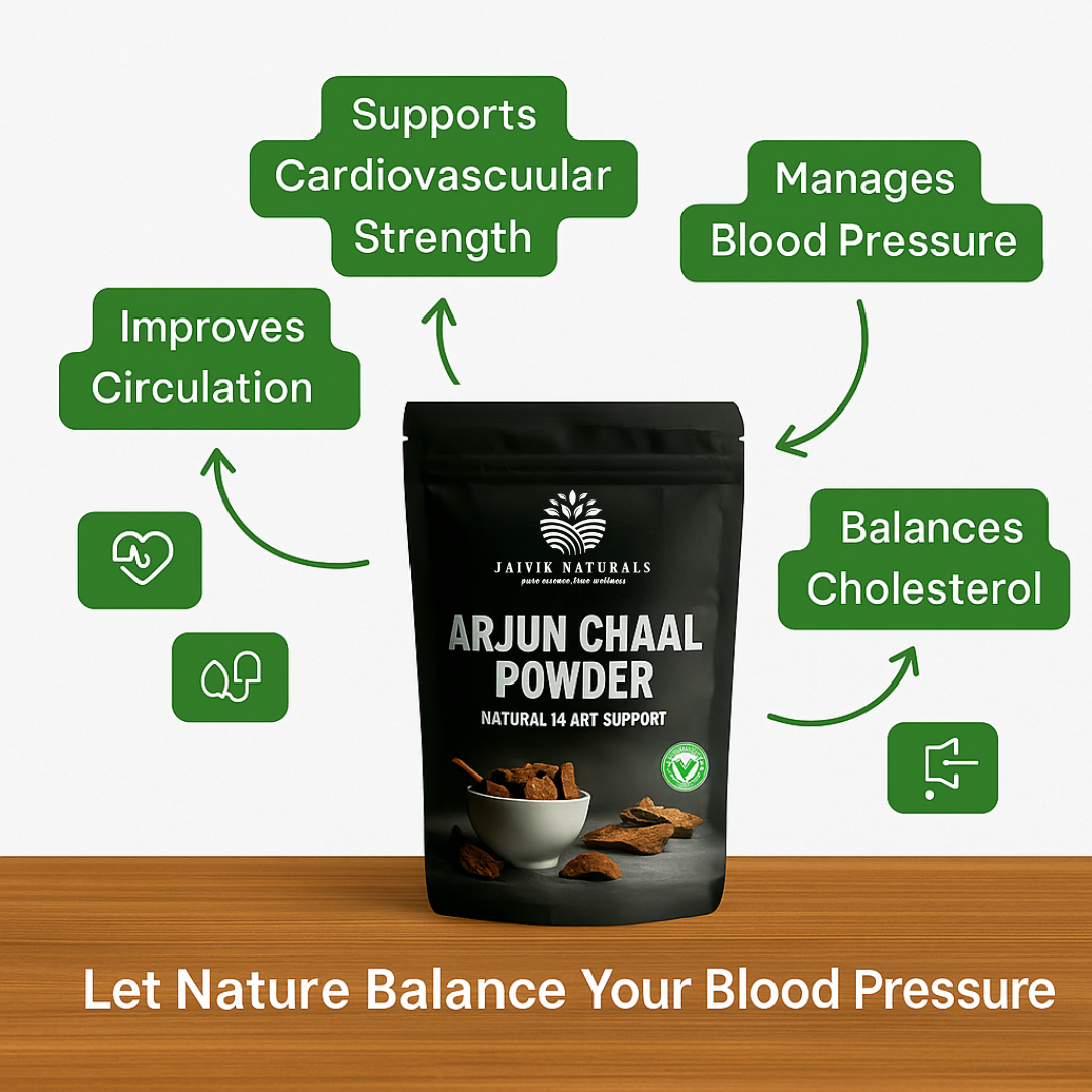 Jaivik Naturals Arjun Chaal Powder 150g | Heart Health, Pure & Authentic