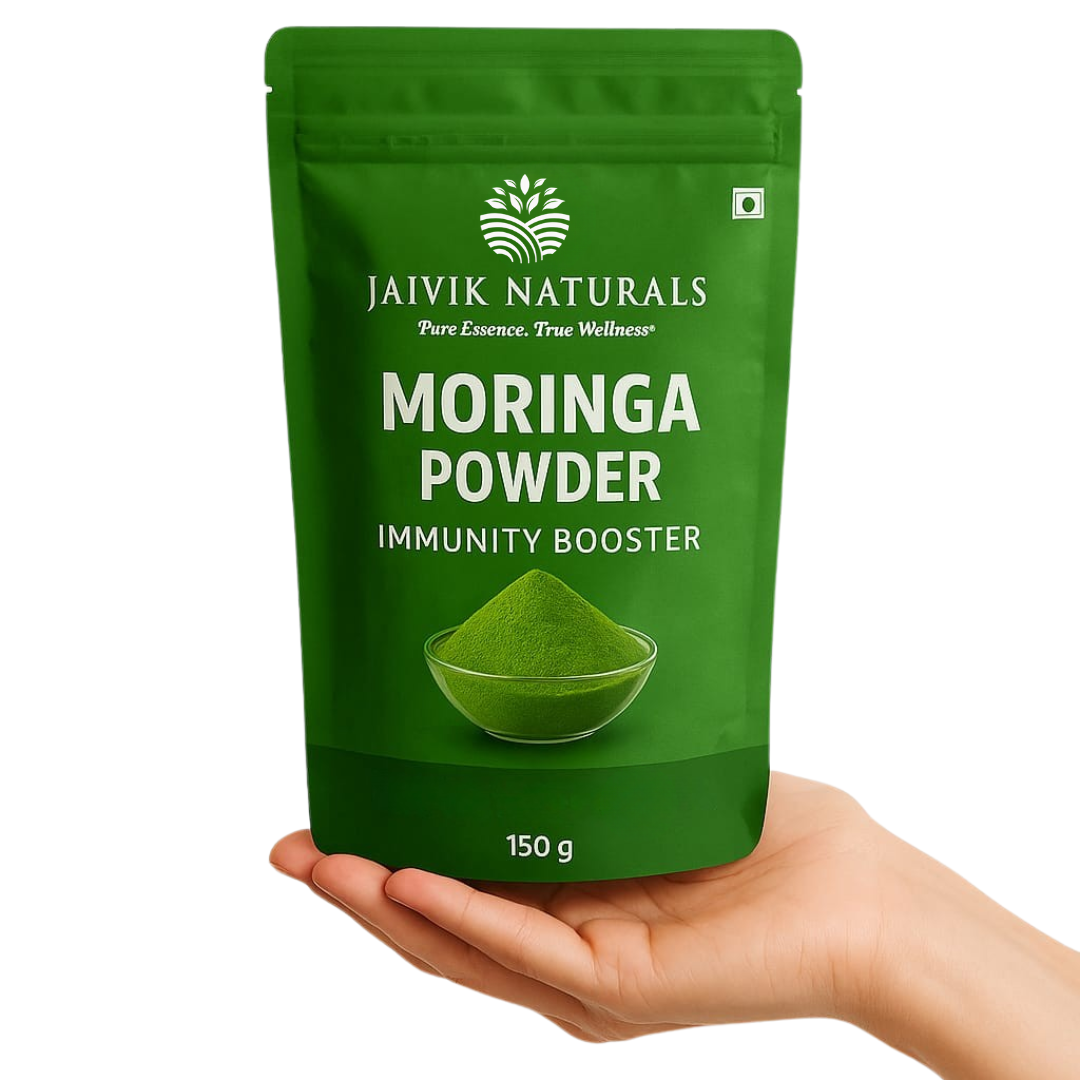 Jaivik Naturals Moringa Powder 500g | Nutrient-Rich Superfood, Immunity & Energy Booster