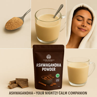 Jaivik Naturals Ashwagandha Powder 150g | Stress Relief, Energy Booster, Pure & Natural