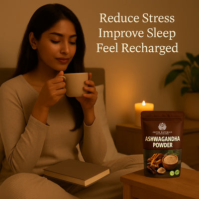 Jaivik Naturals Ashwagandha Powder 150g | Stress Relief, Energy Booster, Pure & Natural