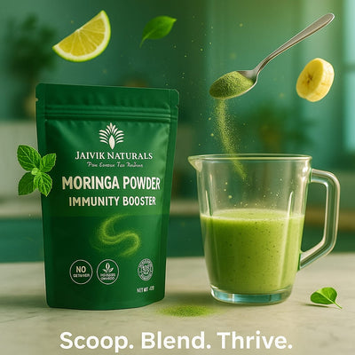 Jaivik Naturals Moringa Powder 500g | Nutrient-Rich Superfood, Immunity & Energy Booster